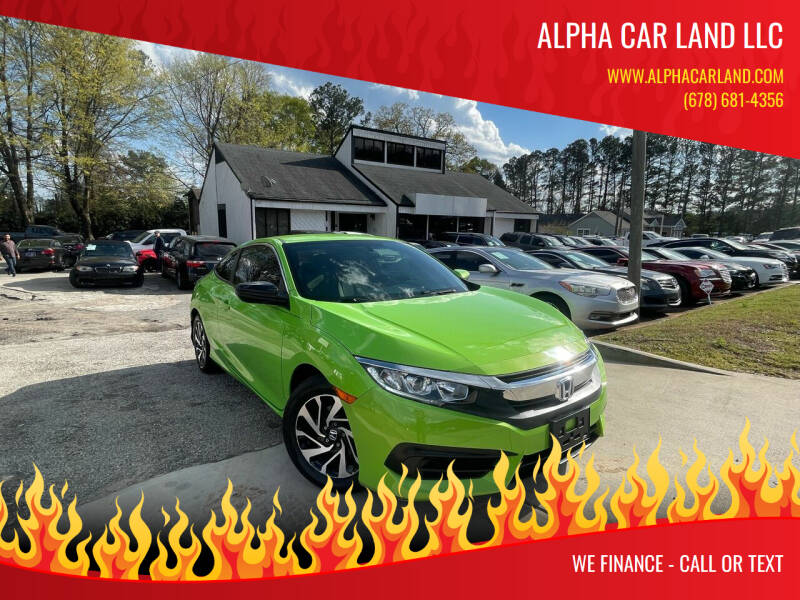 2016 Honda Civic for sale at Alpha Car Land LLC in Snellville GA