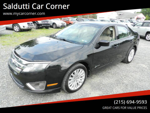2010 Ford Fusion Hybrid for sale at Saldutti Car Corner in Gilbertsville PA