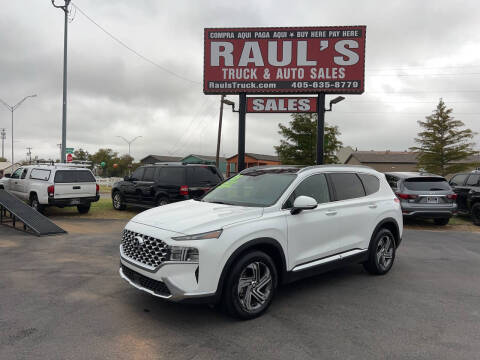 2023 Hyundai Santa Fe for sale at RAUL'S TRUCK & AUTO SALES, INC in Oklahoma City OK