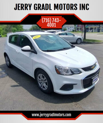 2017 Chevrolet Sonic for sale at JERRY GRADL MOTORS INC in North Tonawanda NY