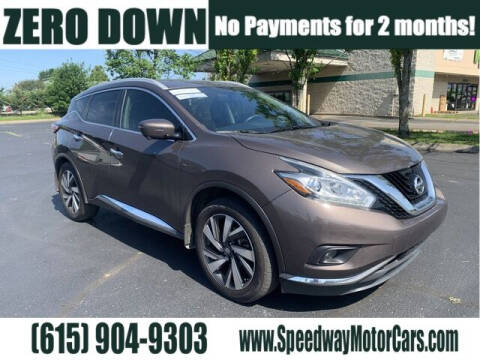 2018 Nissan Murano for sale at Speedway Motors in Murfreesboro TN