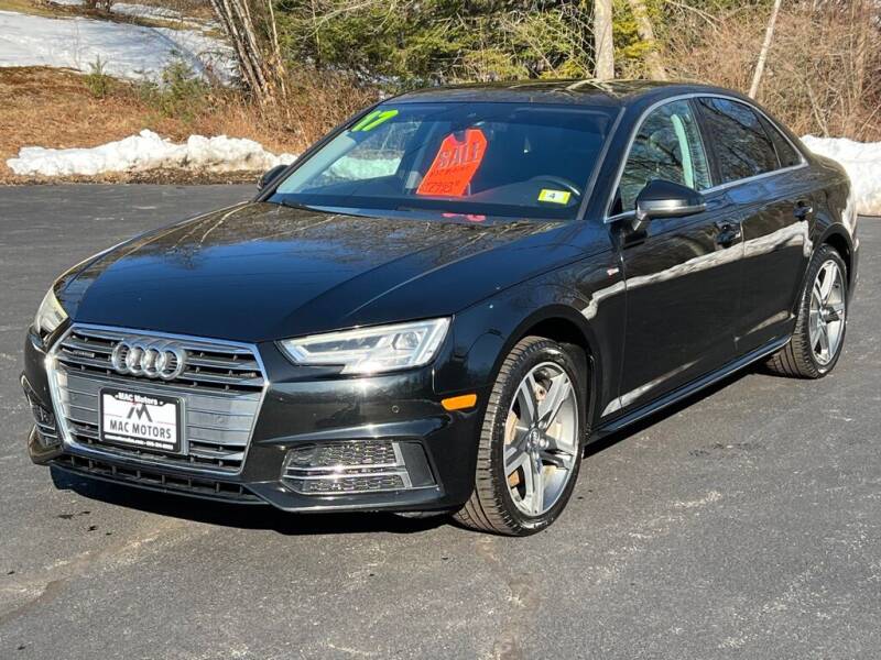 2017 Audi A4 for sale at MAC Motors in Epsom NH