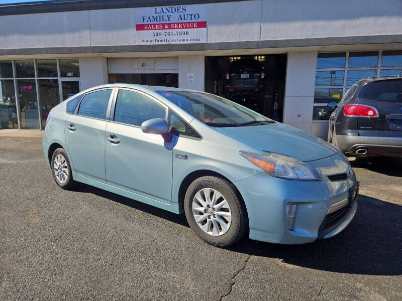 2012 Toyota Prius Plug-in Hybrid for sale at Landes Family Auto Sales in Attleboro MA