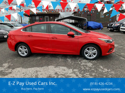 2017 Chevrolet Cruze for sale at E-Z Pay Used Cars Inc. in McAlester OK