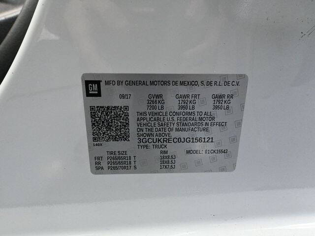 2018 Chevrolet Silverado 1500