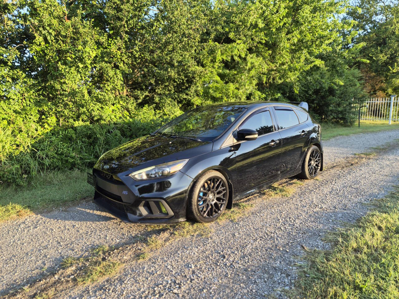 Black 2017 Ford Focus RS AWD RS 4dr Hatchback 2