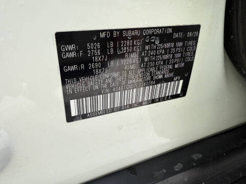 2020 Subaru Outback Limited XT