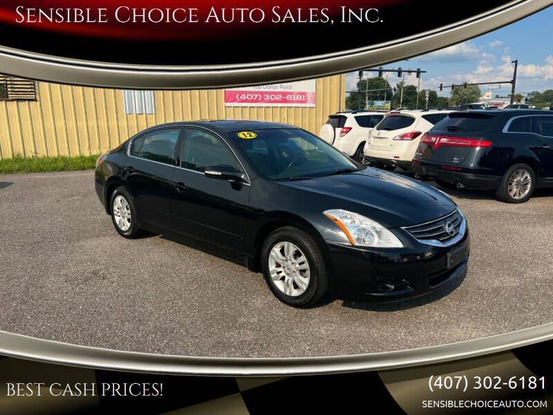 2012 Nissan Altima for sale at Sensible Choice Auto Sales, Inc. in Longwood FL