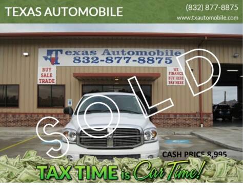 2007 Dodge Ram Pickup 1500 for sale at TEXAS AUTOMOBILE in Houston TX