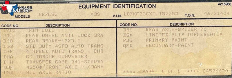 1996 Dodge Ram 2500 ST