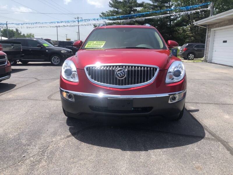 2012 Buick Enclave for sale at Tonys Auto Sales Inc in Wheatfield IN