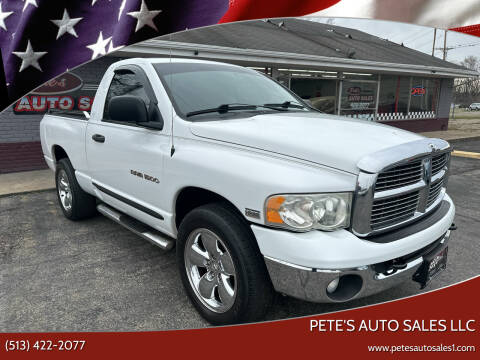 2005 Dodge Ram 1500 for sale at PETE'S AUTO SALES LLC - Middletown in Middletown OH