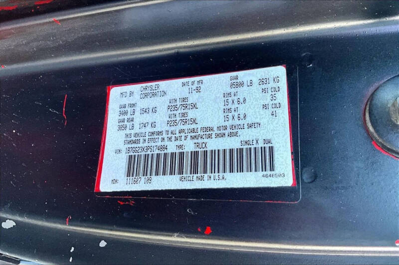 1993 Dodge Dakota