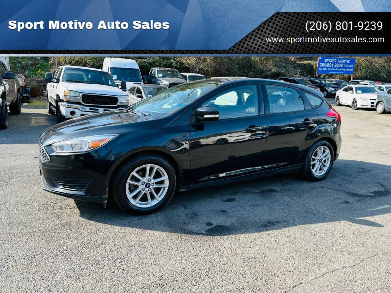 2015 Ford Focus for sale at Sport Motive Auto Sales in Seattle WA