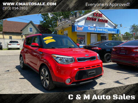 2015 Kia Soul for sale at C & M Auto Sales in Detroit MI