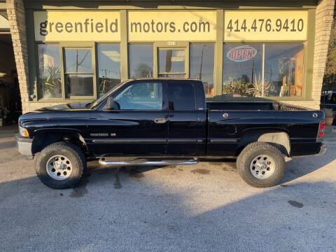 1999 Dodge Ram 1500 for sale at GREENFIELD MOTORS in Milwaukee WI