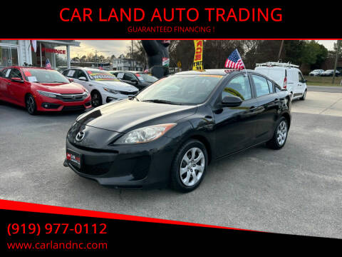 2013 Mazda MAZDA3 for sale at CAR LAND  AUTO TRADING in Raleigh NC
