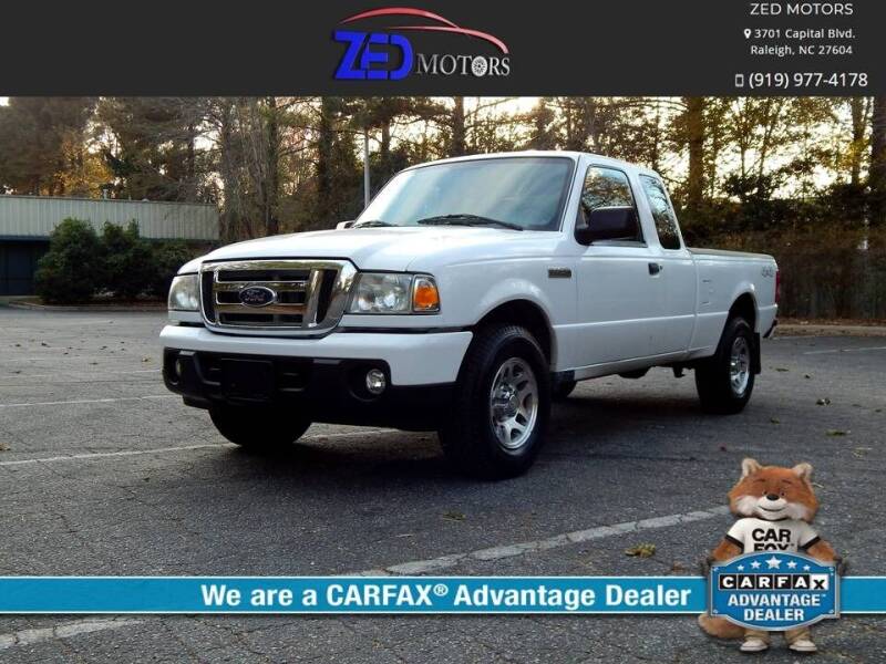 2010 Ford Ranger for sale at Zed Motors in Raleigh NC