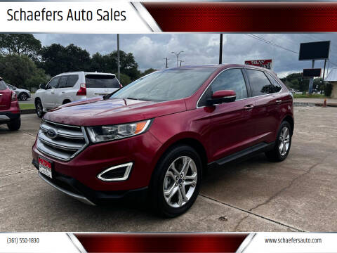 2018 Ford Edge for sale at Schaefers Auto Sales in Victoria TX