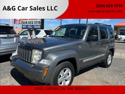 2012 Jeep Liberty for sale at A&G Car Sales  LLC in Tucson AZ