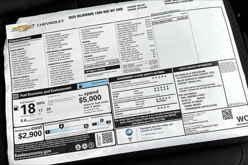 2025 Chevrolet Silverado 1500