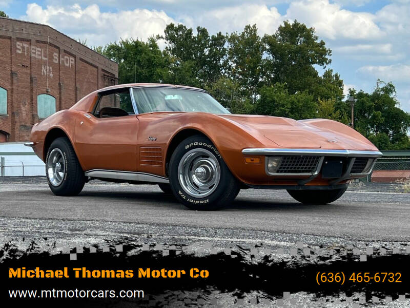 1971 Chevrolet Corvette for sale at Michael Thomas Motor Co in Saint Charles MO