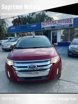 2013 Ford Edge for sale at Supreme Motors in Tavares FL