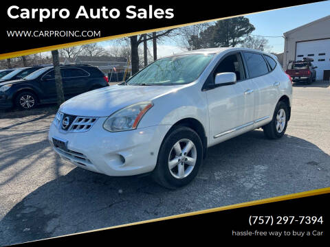 2013 Nissan Rogue for sale at Carpro Auto Sales in Chesapeake VA