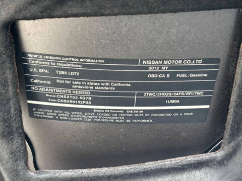 2012 Nissan Murano SV