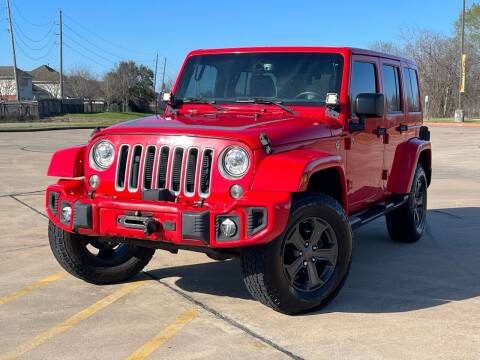 2017 Jeep Wrangler Unlimited for sale at AUTO DIRECT Bellaire in Houston TX