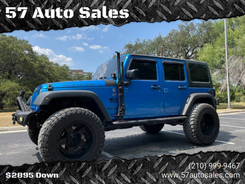 2015 Jeep Wrangler Unlimited for sale at 57 Auto Sales in San Antonio TX