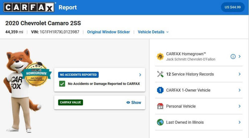 2020 Chevrolet Camaro SS