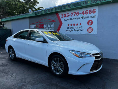 2016 Toyota Camry for sale at Buy Here Miami Auto Sales in Miami FL