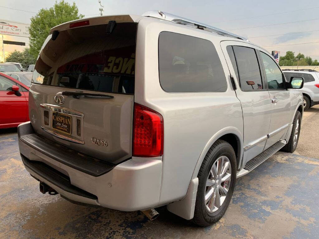 2010 INFINITI QX56 for sale at Caspian Auto Sales in Oklahoma City, OK