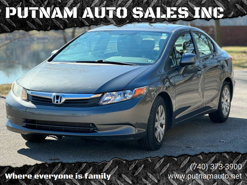 2012 Honda Civic for sale at PUTNAM AUTO SALES INC in Marietta OH