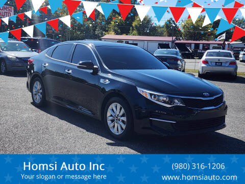 2017 Kia Optima for sale at Homsi Auto Inc in Kannapolis NC