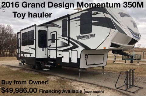 2016 Grand Design Momentum 350M for sale at RV Wheelator in Tucson AZ