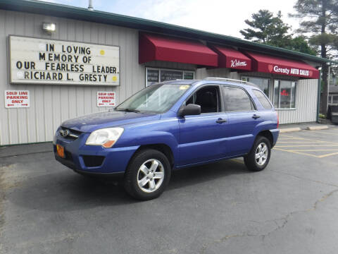 2010 Kia Sportage for sale at GRESTY AUTO SALES in Loves Park IL