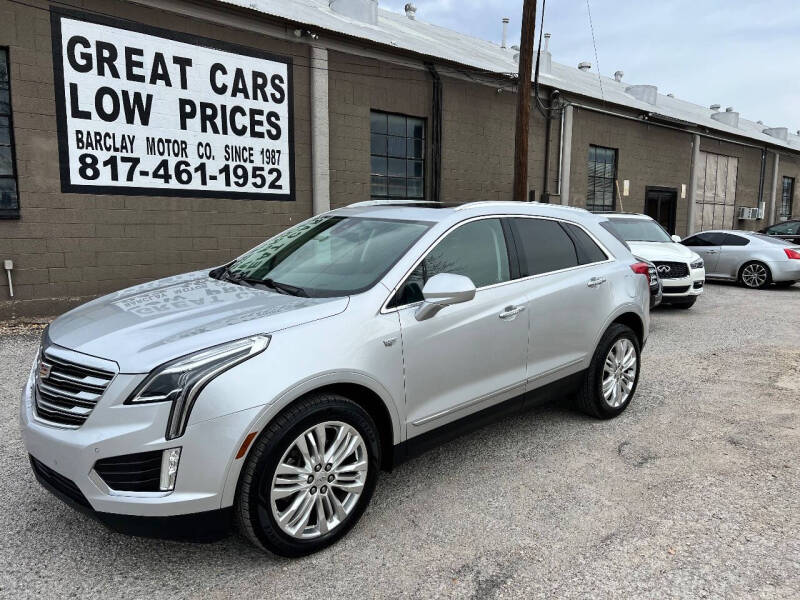 2018 Cadillac XT5 for sale at BARCLAY MOTOR COMPANY in Arlington TX