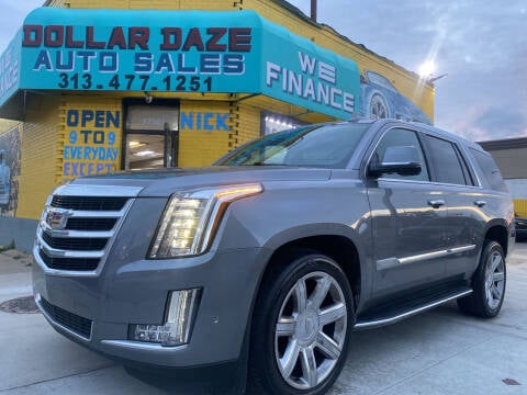 2020 Cadillac Escalade for sale at Dollar Daze Auto Sales Inc in Detroit MI