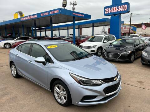 2018 Chevrolet Cruze for sale at Auto Selection of Houston in Houston TX