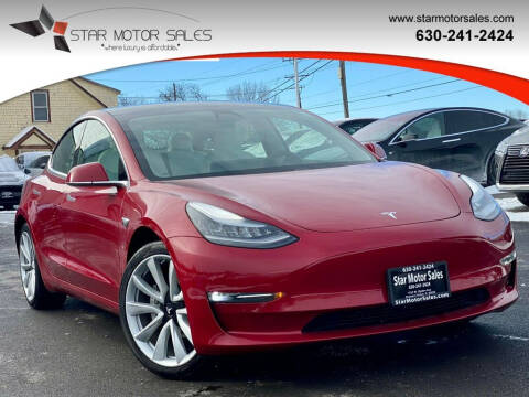 2019 Tesla Model 3 for sale at Star Motor Sales in Downers Grove IL