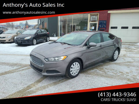 2013 Ford Fusion for sale at Anthony's Auto Sales Inc in Pittsfield MA