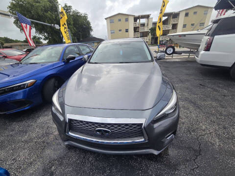 2018 Infiniti Q50 for sale at Import & Export Auto Sales in Hialeah FL