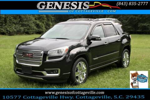 2014 GMC Acadia for sale at Genesis Of Cottageville in Cottageville SC
