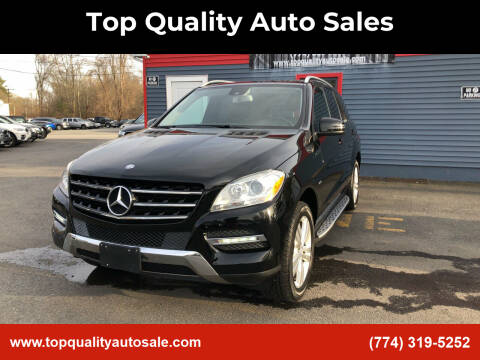 2012 Mercedes-Benz M-Class for sale at Top Quality Auto Sales in Westport MA