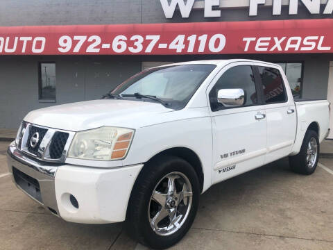 2005 Nissan Titan for sale at Texas Luxury Auto in Cedar Hill TX