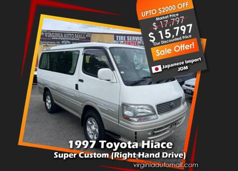 1997 Toyota Hiace for sale at Virginia Auto Mall - JDM in Woodford VA
