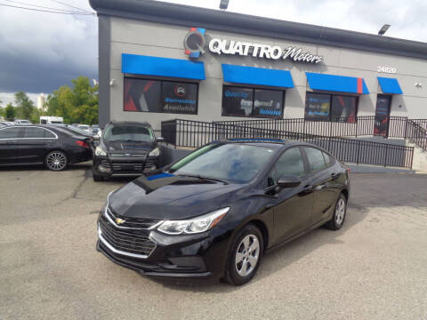 2018 Chevrolet Cruze for sale at Quattro Motors in Redford MI