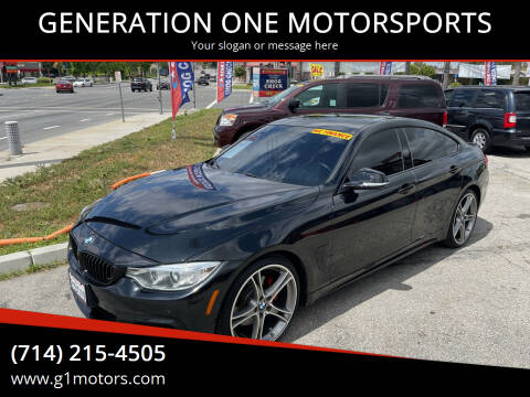 2015 BMW 4 Series for sale at GENERATION ONE MOTORSPORTS in La Habra CA
